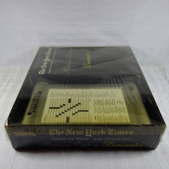 The New York Times Crossword Companion Luminator Platinum Edition Factory Sealed - Picture 6 of 8